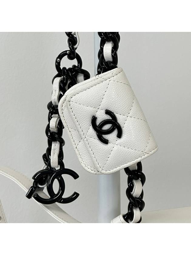 30s white iPod case belt bag 3VCHB24165 - CHANEL - BALAAN 3