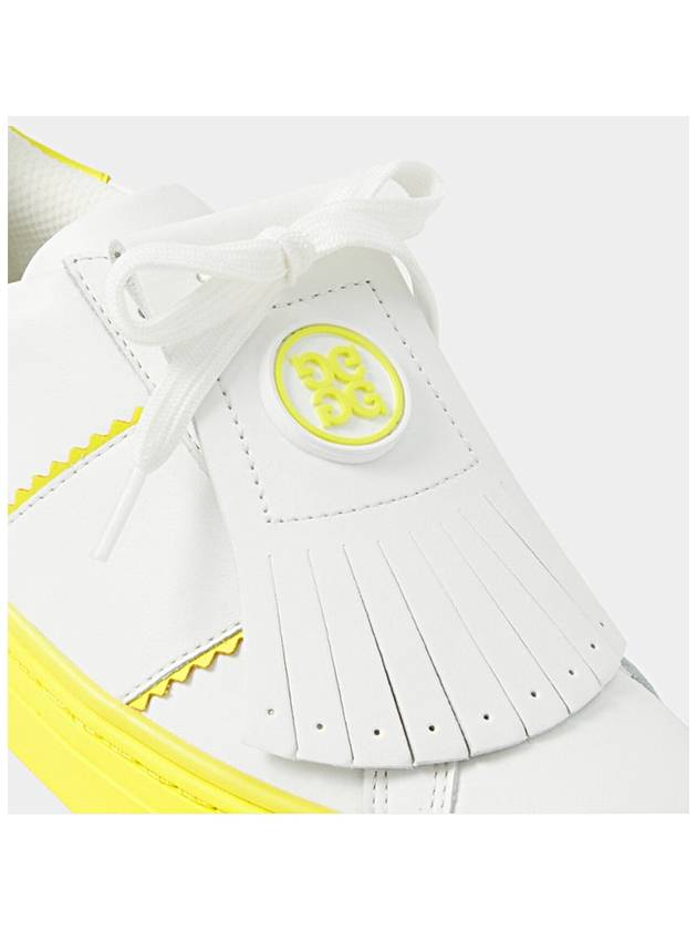 Contrast Accent Kiltie Durf Golf Spikeless Yellow White - G/FORE - BALAAN 8