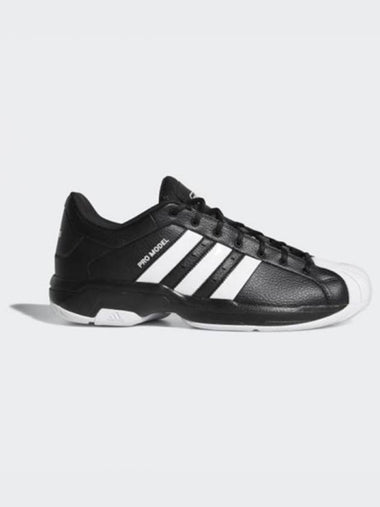 01 FX4980 Adidas Performance Pro Model 2G Low Black White - ADIDAS ORIGINALS - BALAAN 1