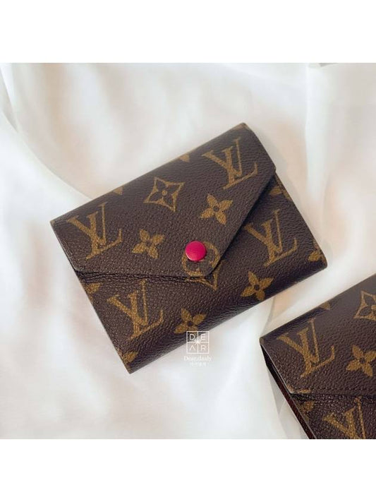 Victorine Monogram Half Wallet Fuchsia - LOUIS VUITTON - BALAAN