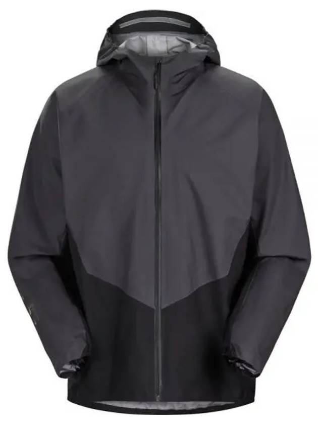 Men's Norvan Shell Hooded Jacket Grey - ARC'TERYX - BALAAN 1