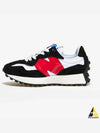 327 Low Top Sneakers Black White Red - NEW BALANCE - BALAAN 2