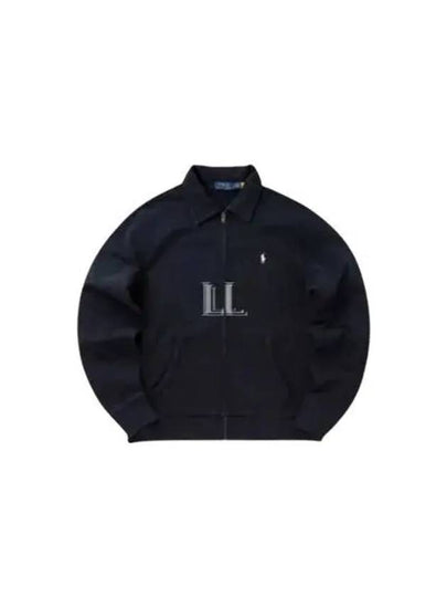 Embroidered Pony Logo Zip-Up Jacket Fade Black - POLO RALPH LAUREN - BALAAN 2