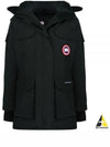 Expedition Logo Hooded Down Parka Black - CANADA GOOSE - BALAAN 2