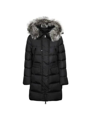 Aphroti Long Down Padded Jacket Black - MONCLER - BALAAN 1