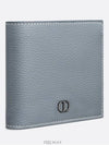 Compact Wallet Dior Gray Grained Calfskin CD Ic - DIOR - BALAAN 2