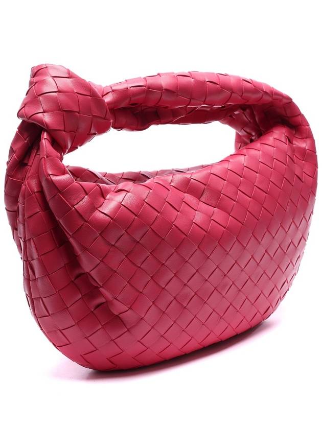 Teen Jodie Intrecciato Leather Tote Bag Pink - BOTTEGA VENETA - BALAAN 4