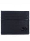 V Logo Signature Card Wallet Black - VALENTINO - BALAAN 2