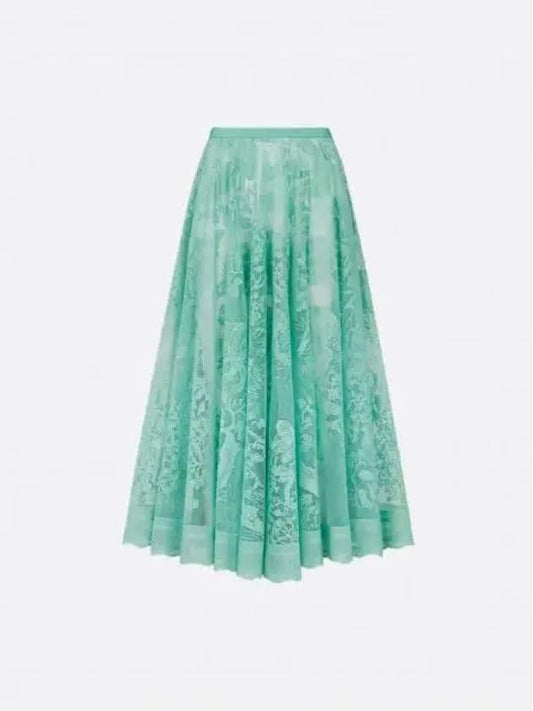 Christian Skirt 441J75A8986 6517 VERT - DIOR - BALAAN 2