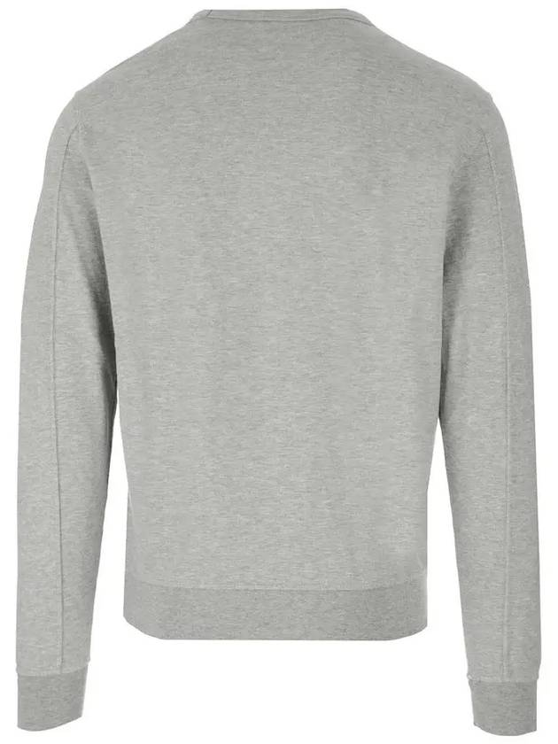 Lens Wappen Cotton Sweatshirt Grey - CP COMPANY - BALAAN 4