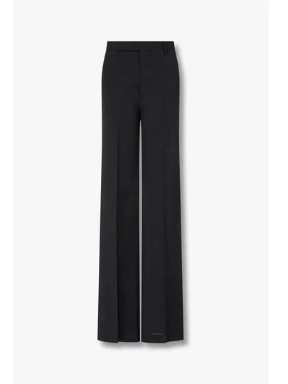 WOMEN Solid Wool Criss Pants Black - RICK OWENS - BALAAN 1