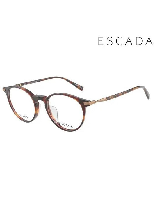 Glasses Frame VES A86F 0722 Round Titanium Men Women - ESCADA - BALAAN 1