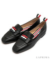 Women's 3 Bow Loafer Black - THOM BROWNE - BALAAN.