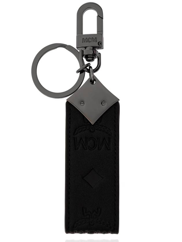 MCM Leather Keychain, Men's, Black - MCM - BALAAN 2