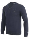 Lymann V-Neck Wool Knit Top Navy - J.LINDEBERG - BALAAN 3