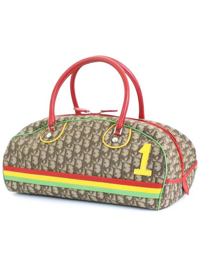 Dior Christian Oblique Monogram Rasta Bowling Bag Boston - DIOR - BALAAN 2