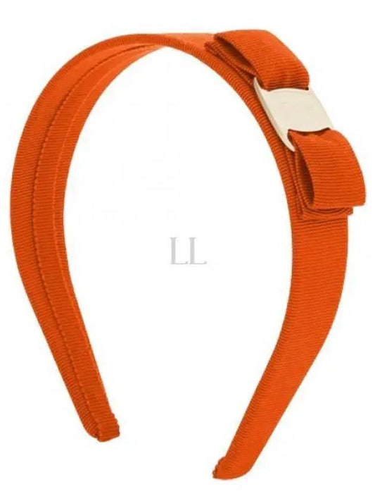 Vara Bow Hairband Orange - SALVATORE FERRAGAMO - BALAAN 2