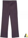 MC November Pleated Straight Pants Purple - ISSEY MIYAKE - BALAAN 2