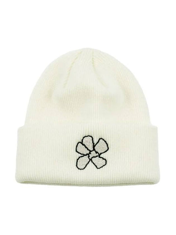 FLOWER BEANIE IVORY - UNALLOYED - BALAAN 1