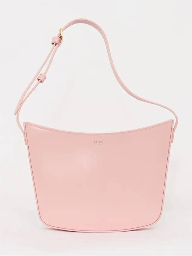 Medium Shiny Calfskin Croque Shoulder Bag Pink - CELINE - BALAAN 4