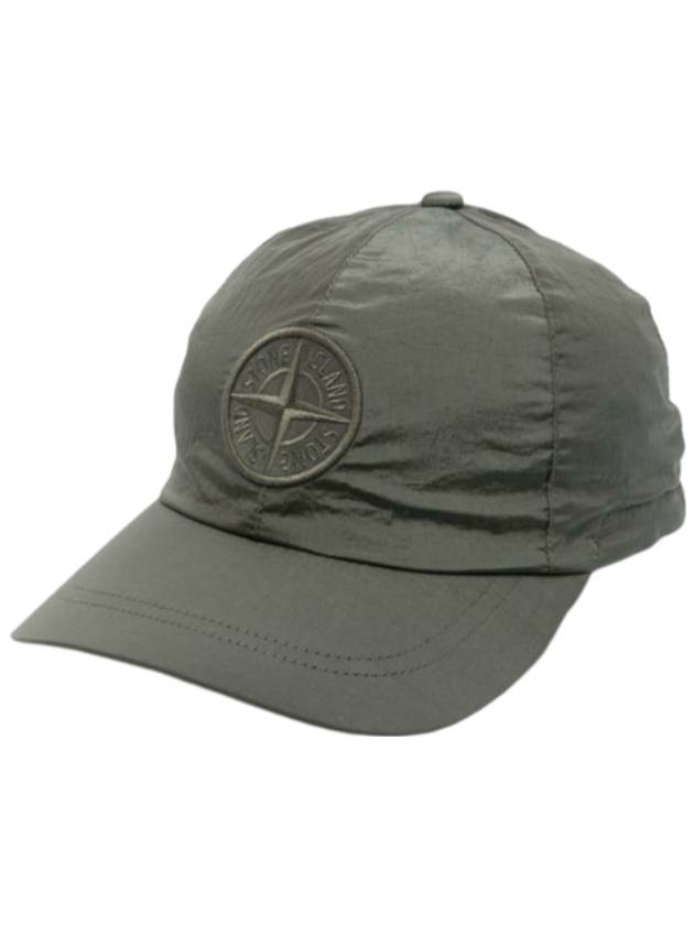 Nylon Metal Econyl Ball Cap Musk Green - STONE ISLAND - BALAAN 1