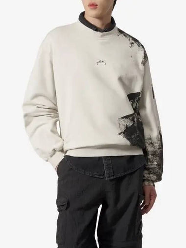 A COLD WALL Brush Stroke LOAKE Lock Sweatshirt Bone ACWMW184BONE - A-COLD-WALL - BALAAN 1