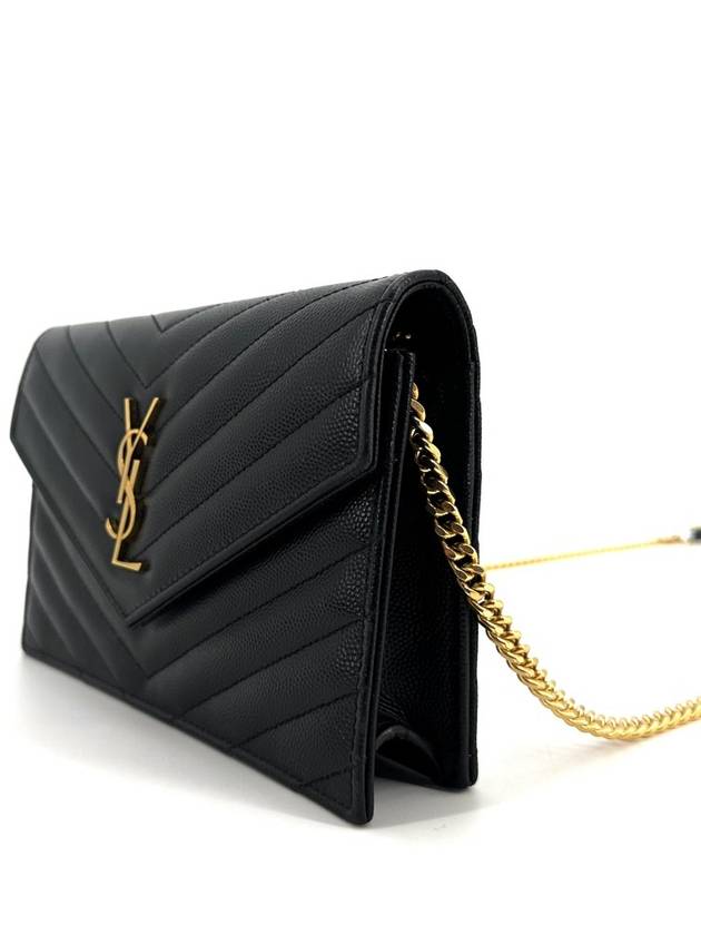 Monogram Envelope WOC Cross Bag 393953 - SAINT LAURENT - BALAAN 3