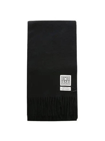 Classic Wool Muffler Black - TOTEME - BALAAN 2