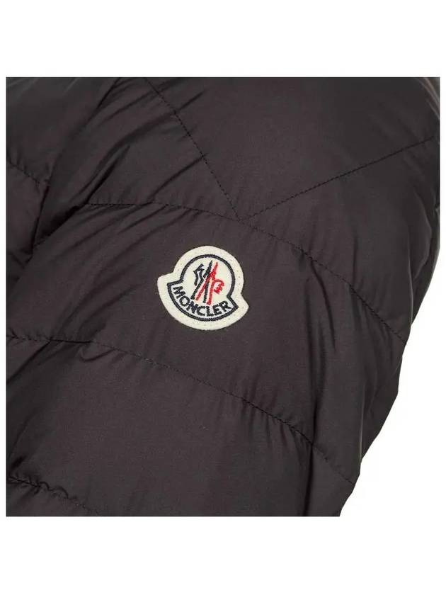 Alfit Short Down Jacket Black - MONCLER - BALAAN 5