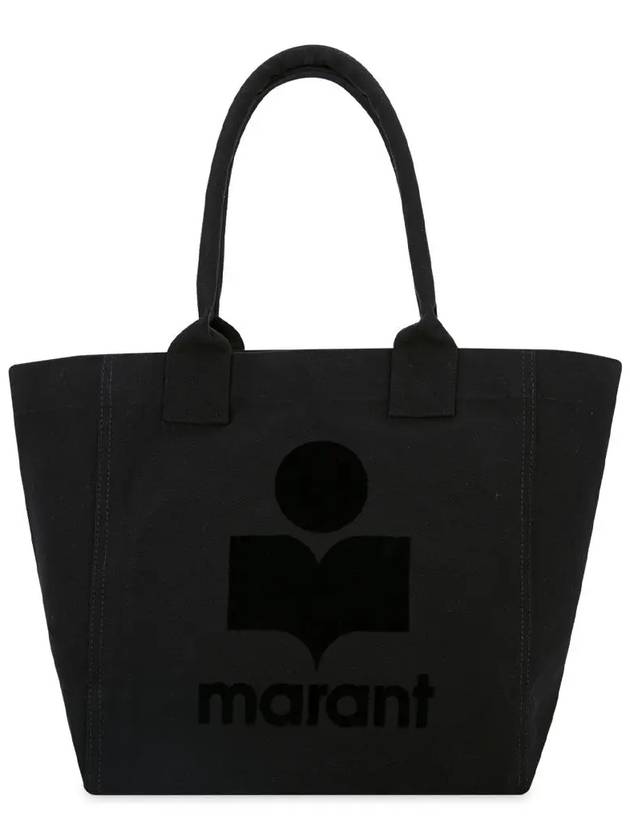 Small Yenky Logo Tote Bag Black - ISABEL MARANT - BALAAN 4