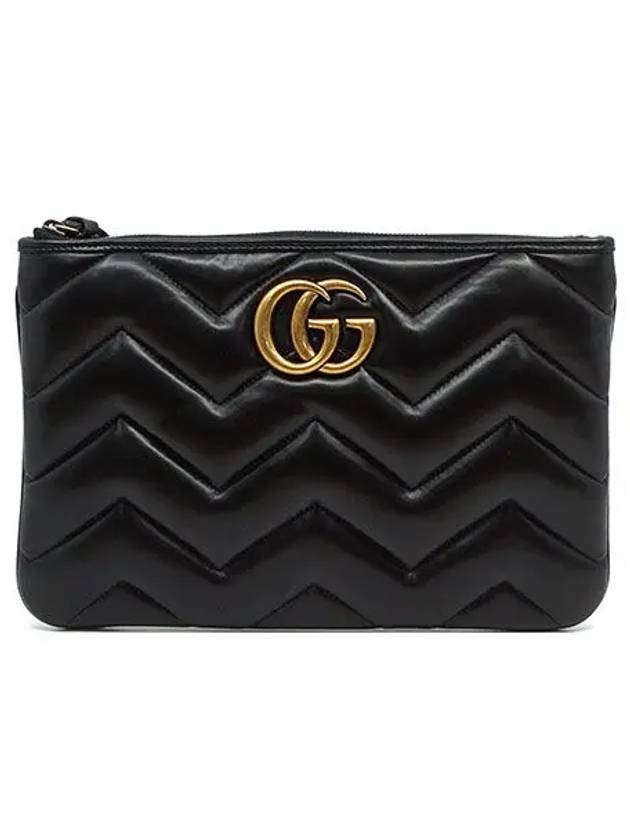 GG Marmont Clutch Bag Black - GUCCI - BALAAN 2