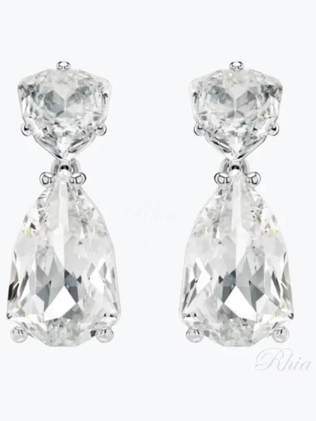 Mesmera Drop Earrings White - SWAROVSKI - BALAAN 2