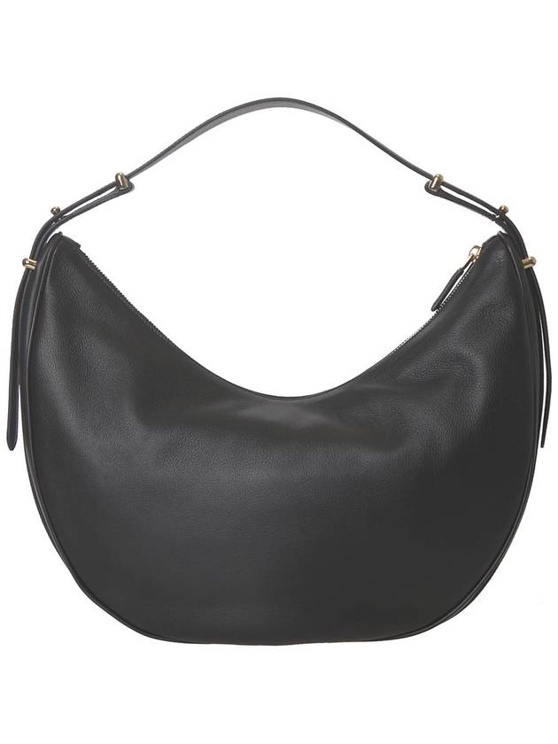 Large Leather Shoulder Bag Black - PRADA - BALAAN 4