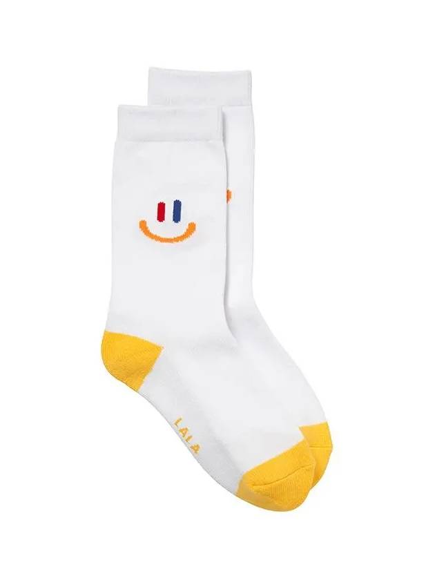 New Socks White Yellow - LALA SMILE - BALAAN 3