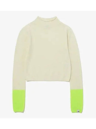 The North Face NT7AP80J White Label Women s Merino Wool Turtleneck Sweater - THE NORTH FACE - BALAAN 1