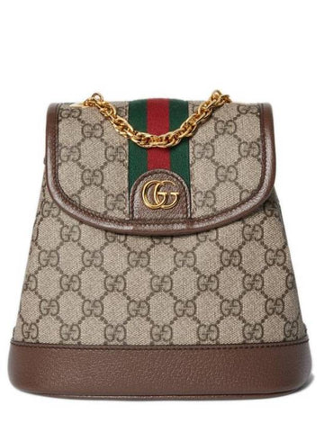 Ophidia GG Backpack Beige Ebony - GUCCI - BALAAN 1