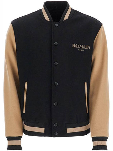 wool and cashmere bomber jacket - BALMAIN - BALAAN 1