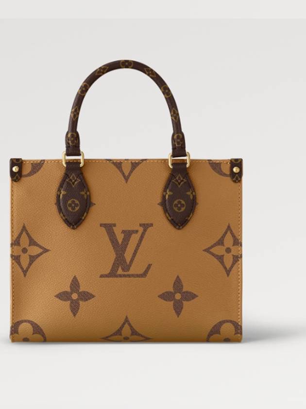 Women's OnTheGo PM Monogram Tote Bag Brown - LOUIS VUITTON - BALAAN 4