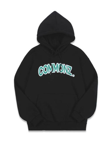 Arch Logo Hoodie Black - COMMONZ - BALAAN 1