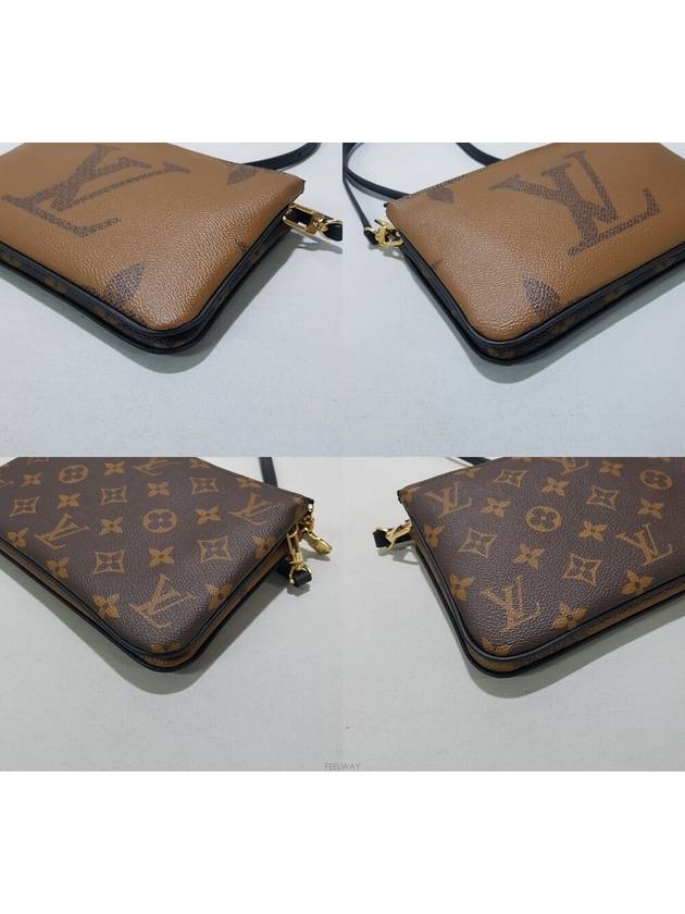 M69203 Monogram Canvas Double Zip Pochette Mini Cross Bag - LOUIS VUITTON - BALAAN 8