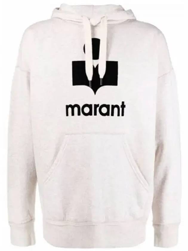 SW0055 00M003H ER Miley Hooded Sweatshirt Ecru Men s T shirt TTA 271036 - ISABEL MARANT - BALAAN 1