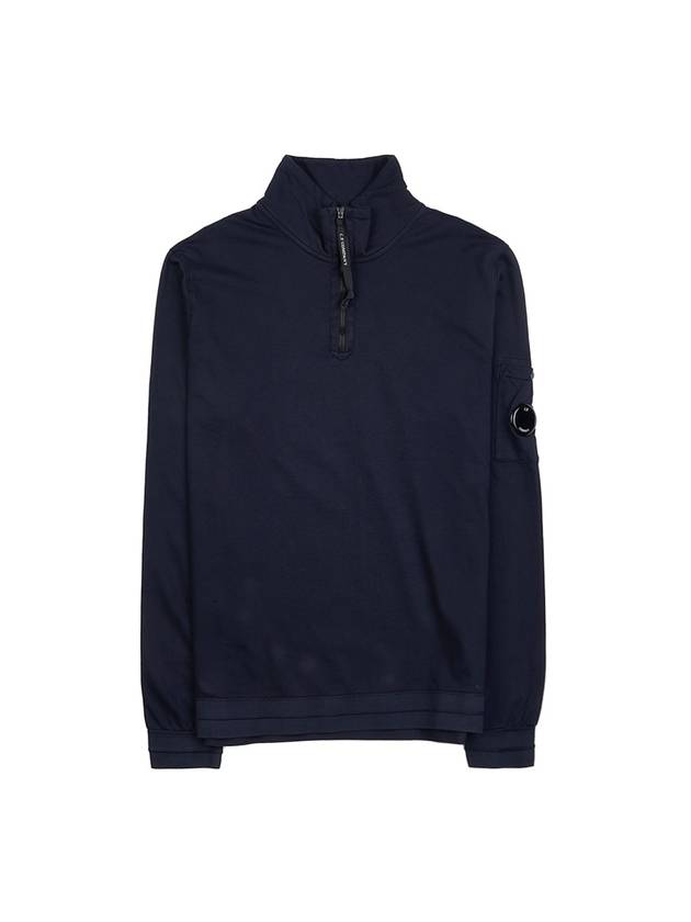 Lens Wappen Half Zip Sweatshirt Navy - CP COMPANY - BALAAN 11