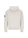 Signature Logo Patch Hoodie Beige - STONE ISLAND - BALAAN 3