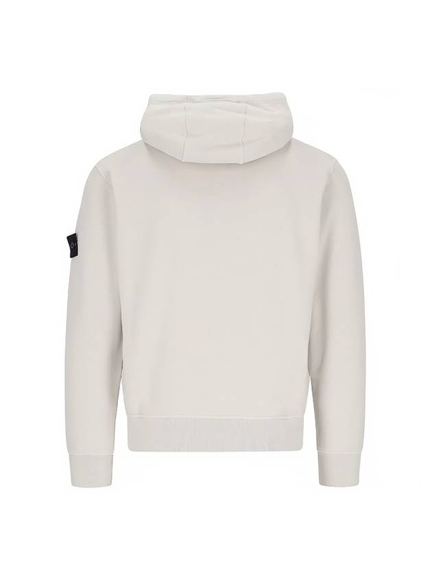 Signature Logo Patch Hoodie Beige - STONE ISLAND - BALAAN 3