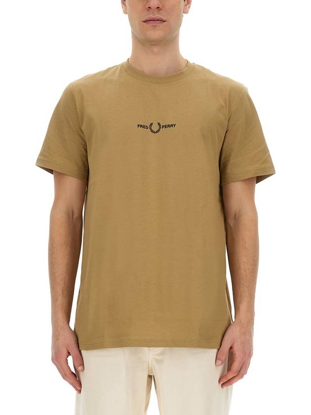 T-SHIRT WITH LOGO - FRED PERRY - BALAAN 1