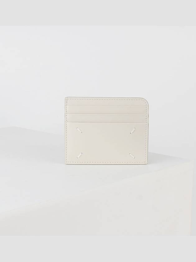 Stitch Number Logo Card Wallet Light Grey - MAISON MARGIELA - BALAAN 2