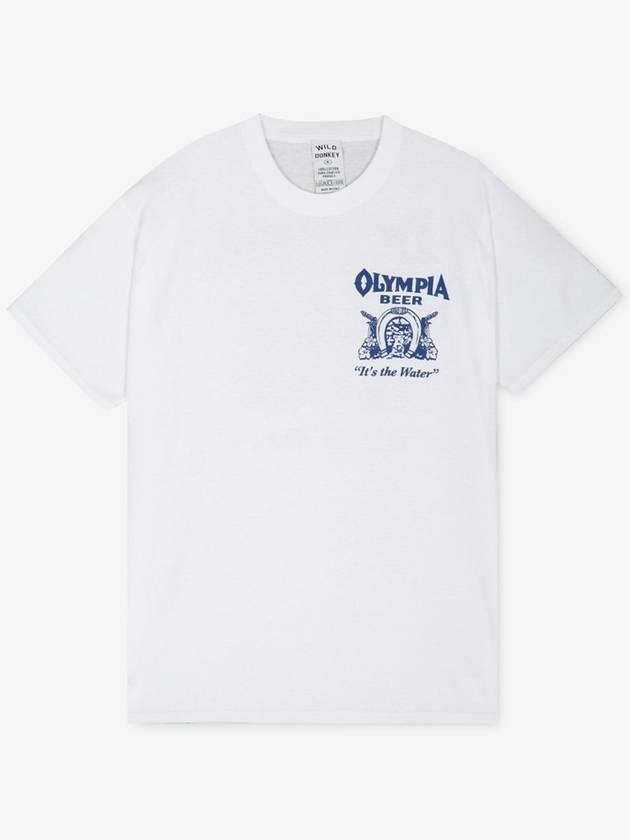 Wild Donkey Men s Graphic Printing White Short Sleeve T Shirt OLYMPIA - WILD DONKEY - BALAAN 2