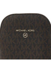 Small Logo Smartphone Cross Bag Brown - MICHAEL KORS - BALAAN 7