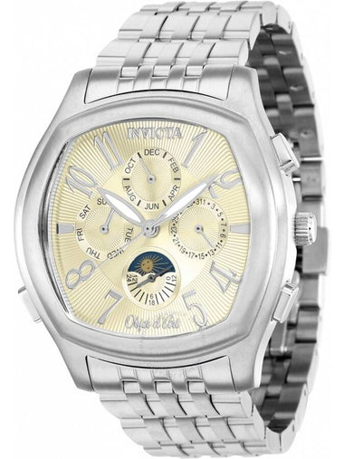 Invicta Objet D Art Automatic Day-Night Champagne Dial Men's Watch 37656 - INVICTA - BALAAN 1