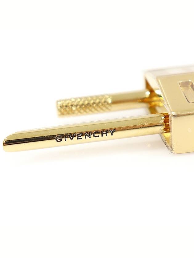 BK60D5K1C9 Gold Metal Small 4G Padlock Pendant Keyring Bag Charm - GIVENCHY - BALAAN 6